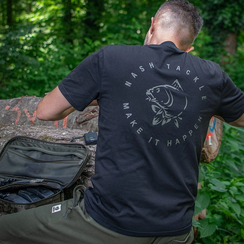 Nash Make It Happen Carp Logo T-Shirt Black